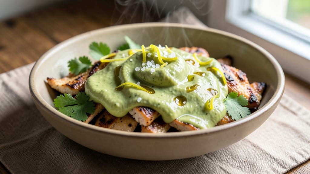 Avocado Sauce For Fajita Recipe: Creamy Avocado Lime Dip With Hidden Cilantro Heat