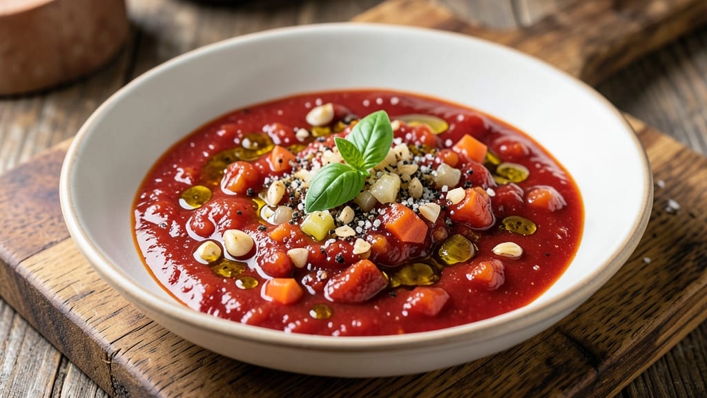 Authentic Italian Tomato Sauce Recipe From Scratch: Sun-Dried Tomato and Basil Simmered to Depth