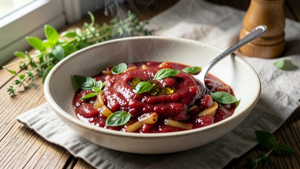 All-Day Pasta Sauce Recipe: Simmered Umami Depth With Fresh Basil Brightness
