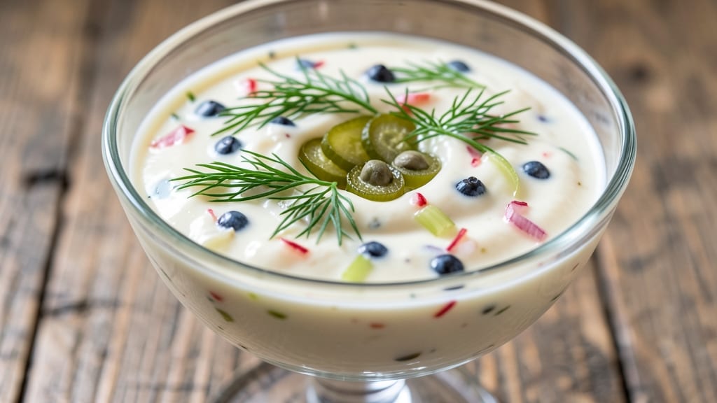 Ina Garten's Tartar Sauce Recipe: Light, Herby Dill Swirl With Crisp Celery Bite