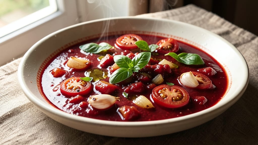 Chunky Tomato Sauce Recipe with Fresh Tomatoes: Simmered Vibrancy With Herb-Infused Depth