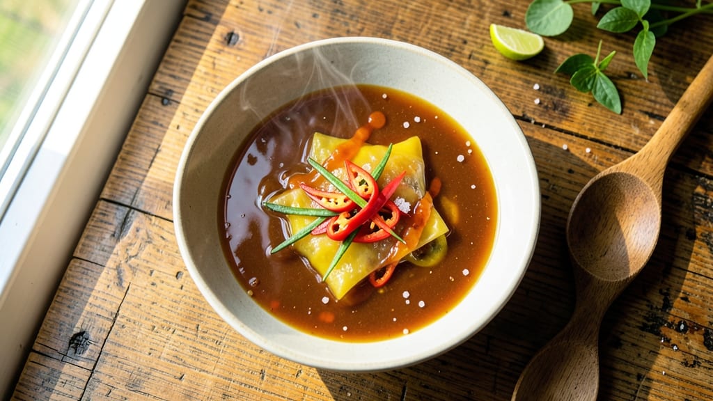 Banh Cuon Dipping Sauce Recipe: Fermented Fish Sauce and Lime Zing