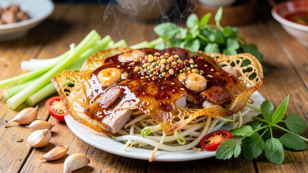 Banh Xeo Sauce Recipe: Sweet-Savory Fish Sauce Glaze With Celery Crunch