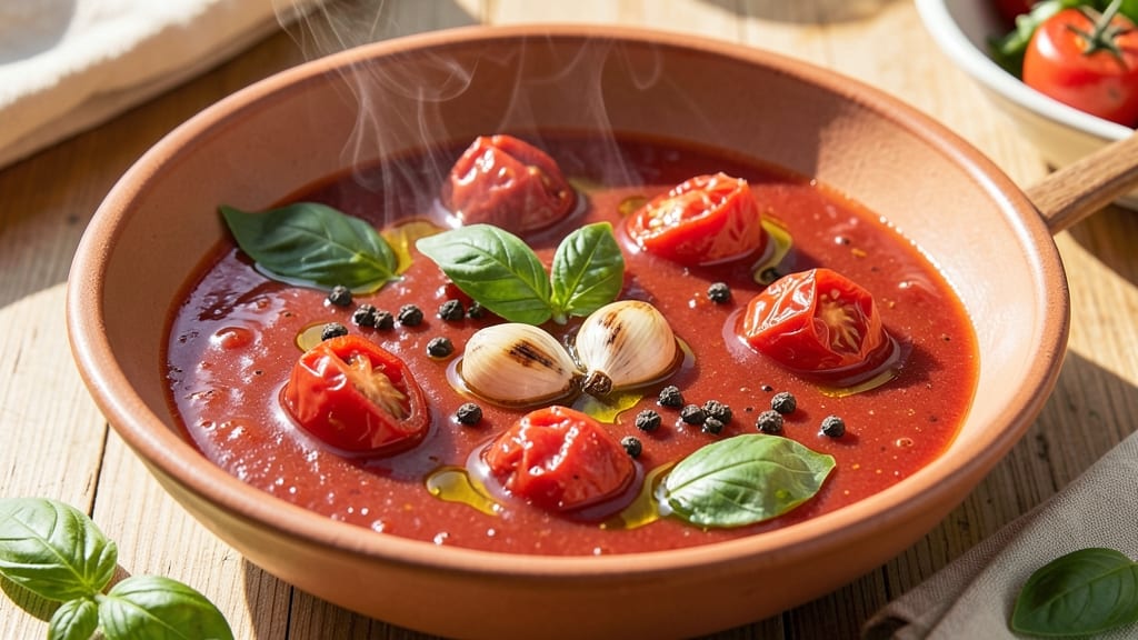 Authentic Sicilian Marinara Sauce Recipe: Slow-Simmered Tomato Essence With Fresh Basil