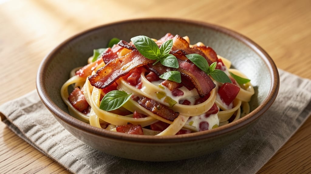 Bacon Pasta Sauce Recipe: Smoky Bacon Fat and Tomato Harmony in One Pot