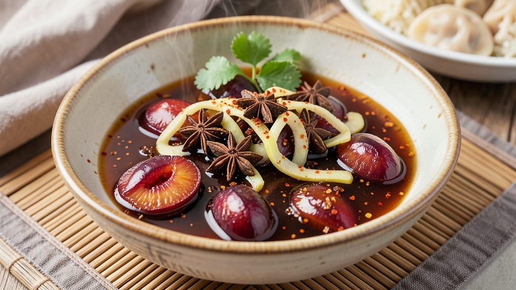 Authentic Chinese Plum Sauce Recipe: Fermented Fruit Gloss for Dumplings and Roast Pork