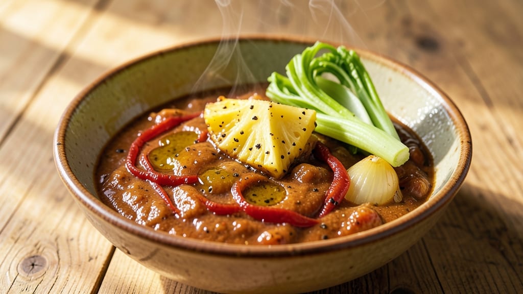 Bahamian Sauce Recipe: Spicy Pineapple Heat With Celery Crown Crunch
