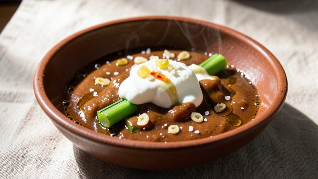 Ale Sauce Recipe: Smoky Celery Crown Over Creamy Beer Base