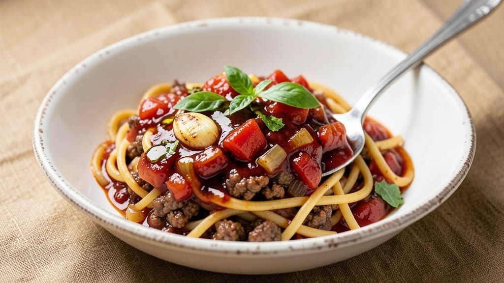 Alice Jo's Spaghetti Sauce Recipe: Meaty Tomato Layering for Pasta Perfection
