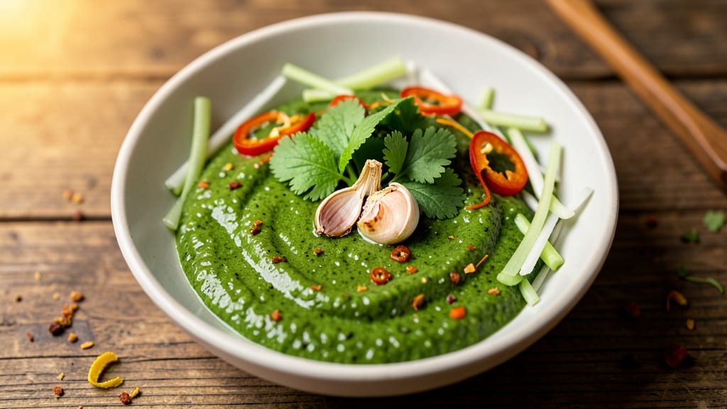 Arandas Green Sauce Recipe: Herb-Infused Creaminess With Celery Crown Crunch